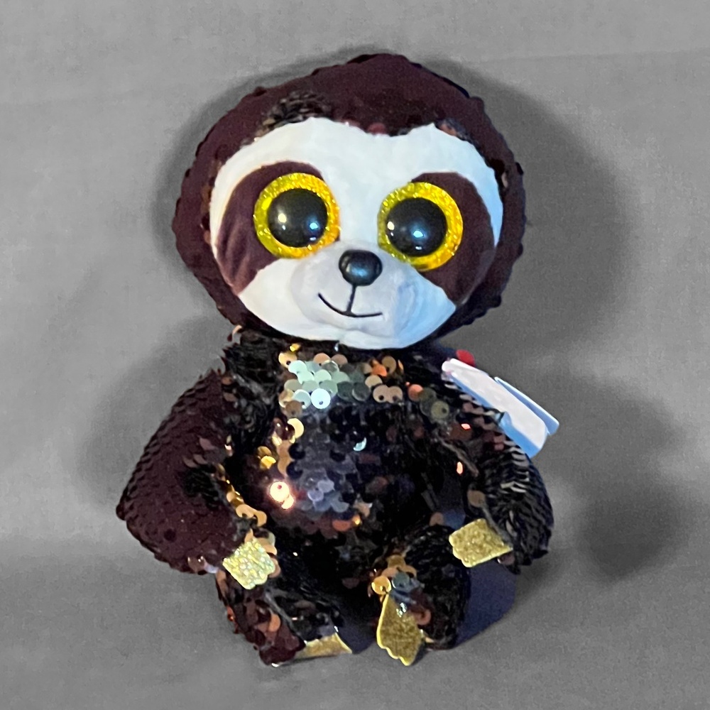 "Dangler" Sequined Sloth Beanie Boo
